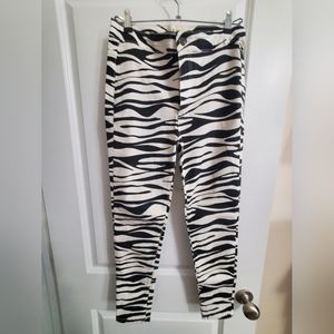 Free People/ We the Free zebra print pant size 28